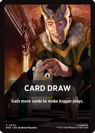 Card Draw Theme Card (MSC-004) - Commander: Marvel Super Heroes | Grognard Games