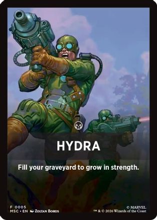 Hydra Theme Card (0005) (MSC-005) - Commander: Marvel Super Heroes | Grognard Games