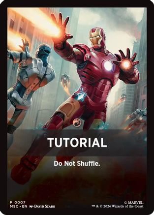 Tutorial Theme Card (0007) (MSC-007) - Commander: Marvel Super Heroes | Grognard Games