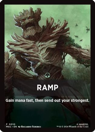 Ramp Theme Card (MSC-010) - Commander: Marvel Super Heroes | Grognard Games