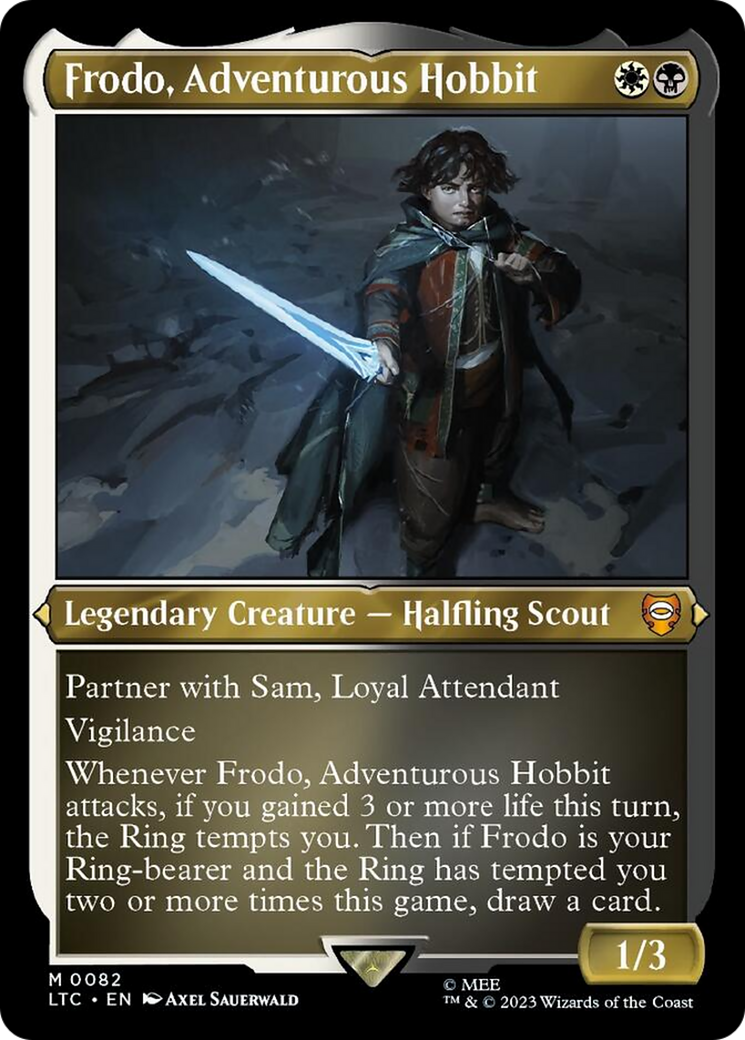 Frodo, Adventurous Hobbit (Display Commander) [The Lord of the Rings: Tales of Middle-Earth Commander] | Grognard Games