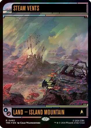 Steam Vents (Surge Foil) (TRK-493) - Star Trek Foil | Grognard Games