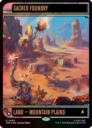 Sacred Foundry (Surge Foil) (TRK-495) - Star Trek Foil | Grognard Games