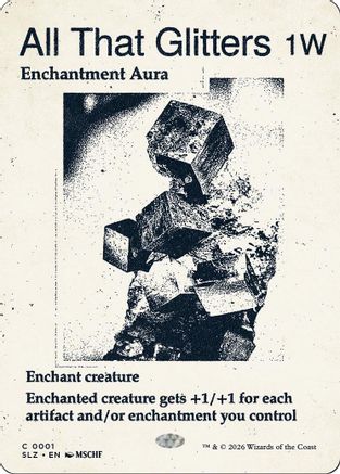 All That Glitters (0001) (SLZ-001) - Secret Lair x MSCHF: The Zeta Set | Grognard Games