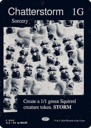 Chatterstorm (0193) (SLZ-193) - Secret Lair x MSCHF: The Zeta Set | Grognard Games