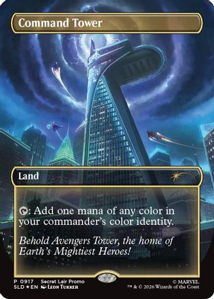 Command Tower (0917) (SLD-917) - Secret Lair Drop Series Foil | Grognard Games