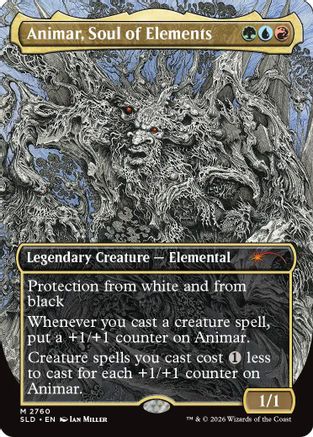 Animar, Soul of Elements (2760) (SLD-2760) - Secret Lair Drop Series Foil | Grognard Games