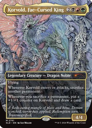 Korvold, Fae-Cursed King (2761) (SLD-2761) - Secret Lair Drop Series Foil | Grognard Games