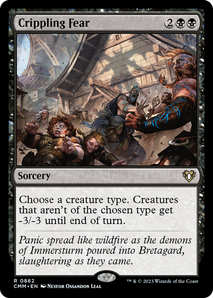 Crippling Fear [Commander Masters] | Grognard Games