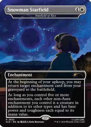 Snowman Starfield - Starfield of Nyx (SLD-2822) - Secret Lair Drop Series | Grognard Games