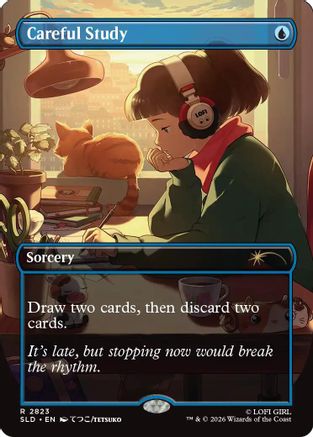 Careful Study (2823) (SLD-2823) - Secret Lair Drop Series | Grognard Games