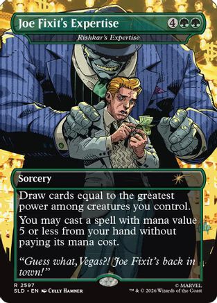 Joe Fixit's Expertise - Rishkar's Expertise (SLD-2597) - Secret Lair Drop Series | Grognard Games