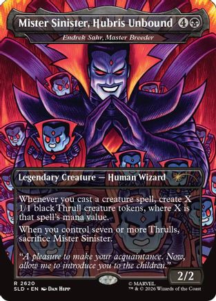 Mister Sinister, Hubris Unbound - Endrek Sahr, Master Breeder (SLD-2620) - Secret Lair Drop Series | Grognard Games