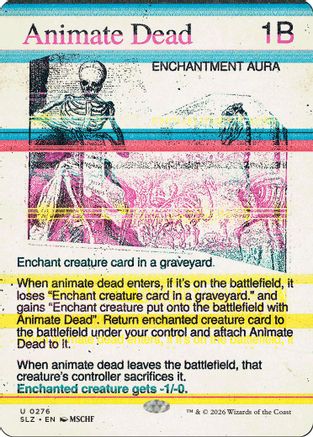 Animate Dead (0276) (SLZ-276) - Secret Lair x MSCHF: The Zeta Set | Grognard Games