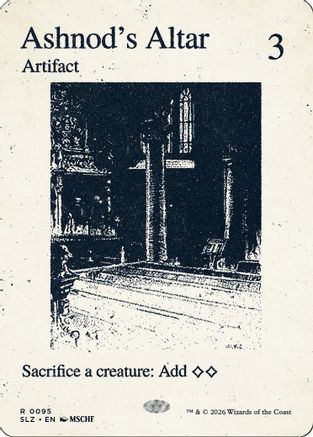 Ashnod's Altar (0095) (SLZ-095) - Secret Lair x MSCHF: The Zeta Set | Grognard Games