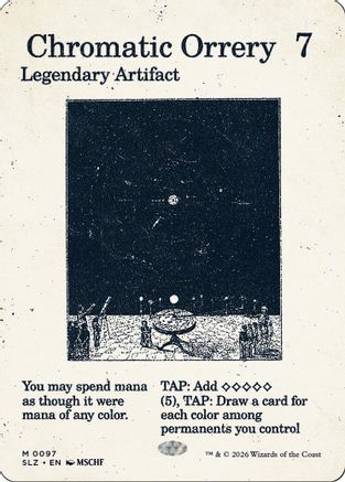 Chromatic Orrery (0097) (SLZ-097) - Secret Lair x MSCHF: The Zeta Set | Grognard Games
