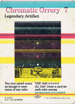 Chromatic Orrery (0339) (SLZ-339) - Secret Lair x MSCHF: The Zeta Set | Grognard Games
