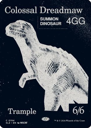 Colossal Dreadmaw (0194) (SLZ-194) - Secret Lair x MSCHF: The Zeta Set | Grognard Games