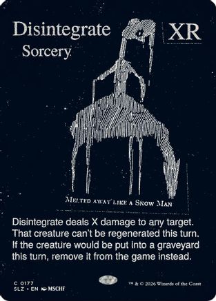 Disintegrate (0177) (SLZ-177) - Secret Lair x MSCHF: The Zeta Set | Grognard Games