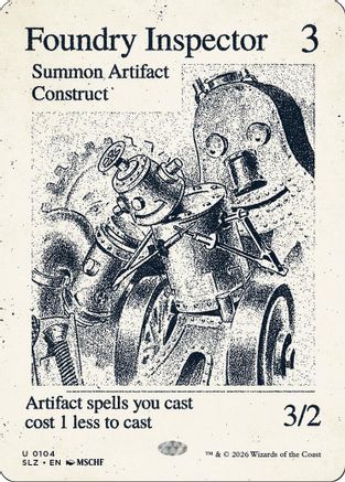 Foundry Inspector (0104) (SLZ-104) - Secret Lair x MSCHF: The Zeta Set | Grognard Games