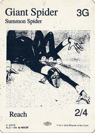 Giant Spider (0075) (SLZ-075) - Secret Lair x MSCHF: The Zeta Set | Grognard Games