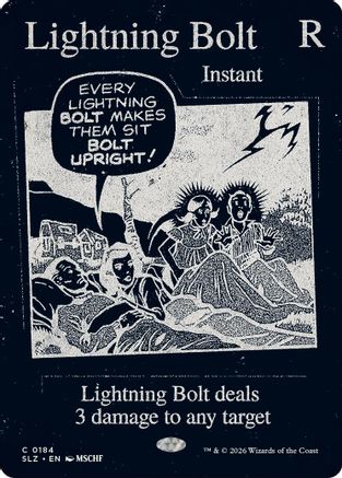 Lightning Bolt (0184) (SLZ-184) - Secret Lair x MSCHF: The Zeta Set | Grognard Games