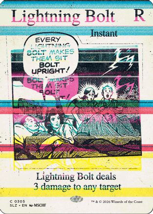 Lightning Bolt (0305) (SLZ-305) - Secret Lair x MSCHF: The Zeta Set | Grognard Games