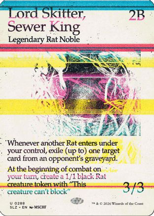 Lord Skitter, Sewer King (0288) (SLZ-288) - Secret Lair x MSCHF: The Zeta Set | Grognard Games
