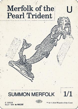 Merfolk of the Pearl Trident (0024) (SLZ-024) - Secret Lair x MSCHF: The Zeta Set | Grognard Games