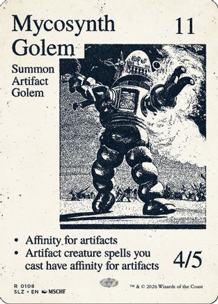 Mycosynth Golem (0108) (SLZ-108) - Secret Lair x MSCHF: The Zeta Set | Grognard Games