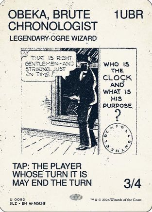 Obeka, Brute Chronologist (0092) (SLZ-092) - Secret Lair x MSCHF: The Zeta Set | Grognard Games