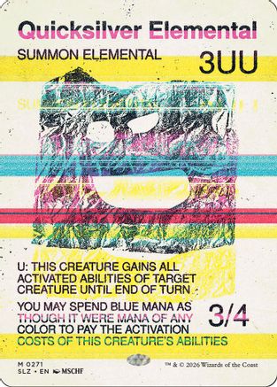 Quicksilver Elemental (0271) (SLZ-271) - Secret Lair x MSCHF: The Zeta Set | Grognard Games