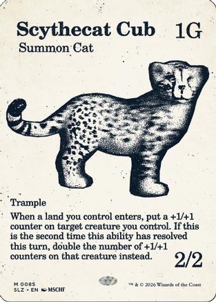 Scythecat Cub (0085) (SLZ-085) - Secret Lair x MSCHF: The Zeta Set | Grognard Games