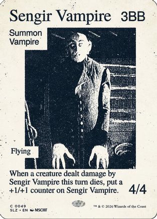 Sengir Vampire (0049) (SLZ-049) - Secret Lair x MSCHF: The Zeta Set | Grognard Games