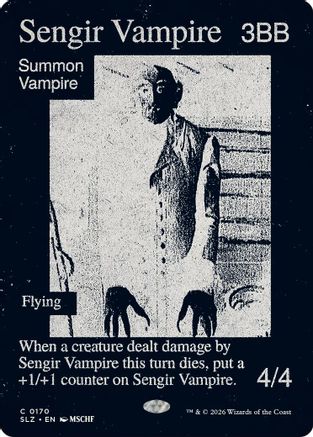 Sengir Vampire (0170) (SLZ-170) - Secret Lair x MSCHF: The Zeta Set | Grognard Games