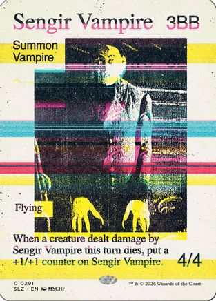 Sengir Vampire (0291) (SLZ-291) - Secret Lair x MSCHF: The Zeta Set | Grognard Games