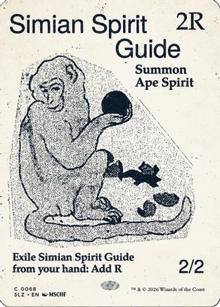 Simian Spirit Guide (0068) (SLZ-068) - Secret Lair x MSCHF: The Zeta Set | Grognard Games