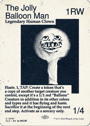 The Jolly Balloon Man (0091) (SLZ-091) - Secret Lair x MSCHF: The Zeta Set | Grognard Games