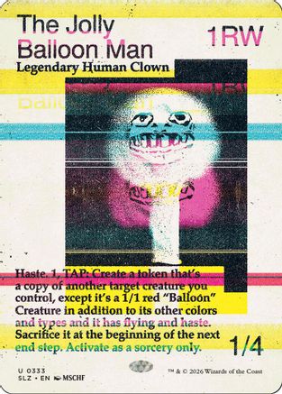 The Jolly Balloon Man (0333) (SLZ-333) - Secret Lair x MSCHF: The Zeta Set | Grognard Games
