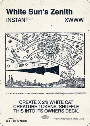 White Sun's Zenith (0012) (SLZ-012) - Secret Lair x MSCHF: The Zeta Set | Grognard Games