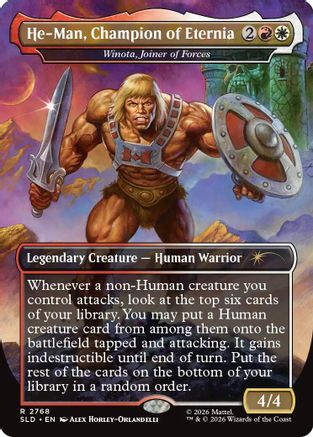 He-Man, Champion of Eternia - Winota, Joiner of Forces (SLD-2768) - Secret Lair Drop Series | Grognard Games