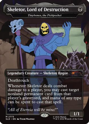 Skeletor, Lord of Destruction - Tinybones, the Pickpocket (SLD-2773) - Secret Lair Drop Series Foil | Grognard Games