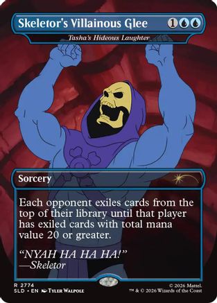 Skeletor's Villainous Glee - Tasha's Hideous Laughter (SLD-2774) - Secret Lair Drop Series Foil | Grognard Games