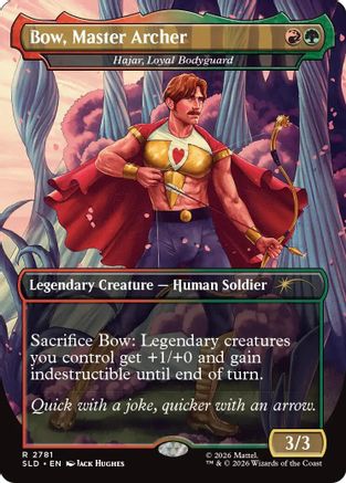 Bow, Master Archer - Hajar, Loyal Bodyguard (SLD-2781) - Secret Lair Drop Series | Grognard Games