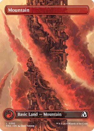 Mountain (Borderless) (0392) (FRA-391) - Reality Fracture | Grognard Games