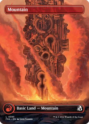 Mountain (Borderless) (0393) (FRA-391) - Reality Fracture | Grognard Games