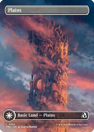 Plains (Borderless) (0382) (FRA-382) - Reality Fracture Foil | Grognard Games