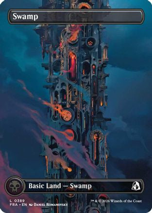 Swamp (Borderless) (0389) (FRA-389) - Reality Fracture | Grognard Games