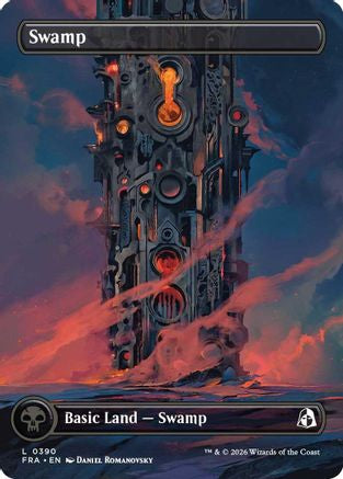 Swamp (Borderless) (0390) (FRA-390) - Reality Fracture | Grognard Games