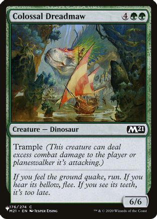 Colossal Dreadmaw (M21) (LIST-176) - The List Reprints | Grognard Games